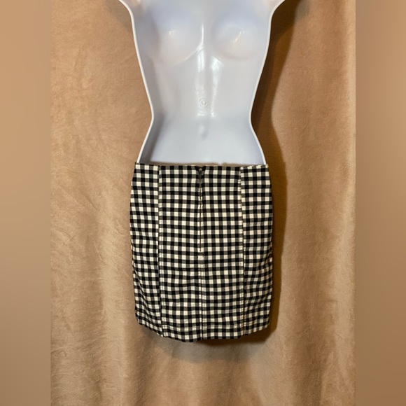 Free People gingham print skirt - Picture 6 of 8